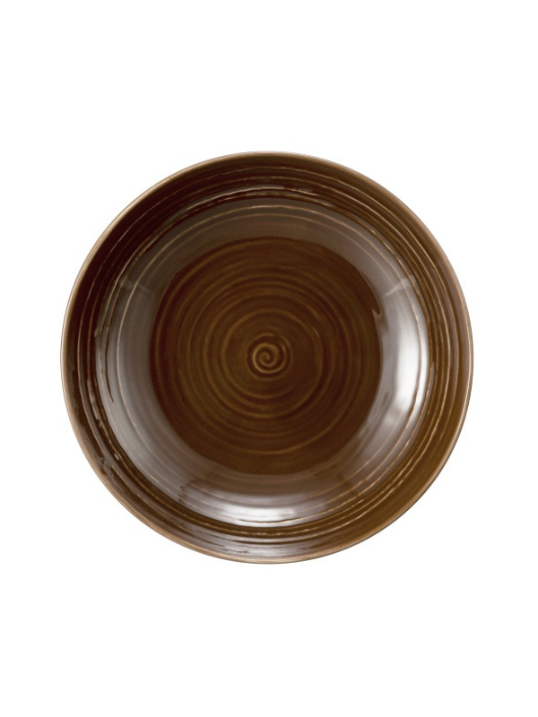 Terra Suppenteller rund 21 cm Erdbraun