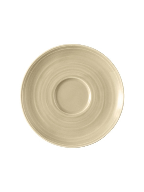Terra Kombi-Untertasse groß 16,5 cm Sandbeige