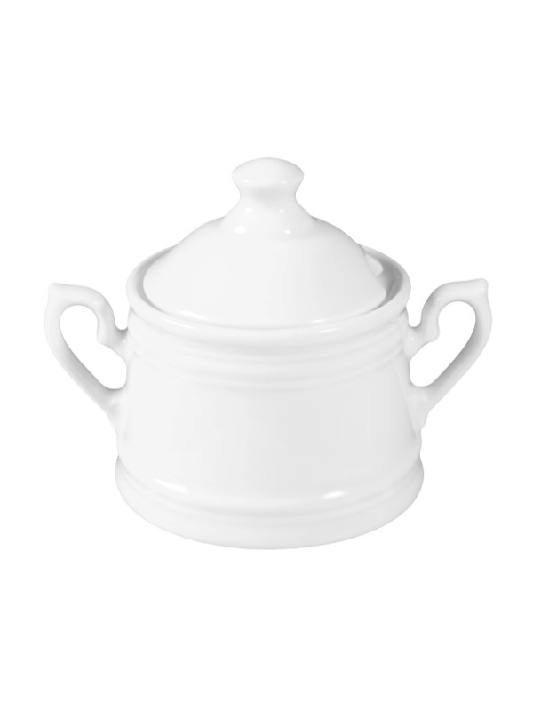 Worpswede Zuckerdose 0,25 l weiß